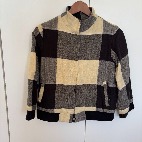 Ace&Jig Plaid Bomber Jacket - Picture 2 of 5